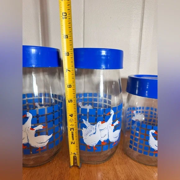 Blue Goose Glass Jar Set - Picture 4 of 9